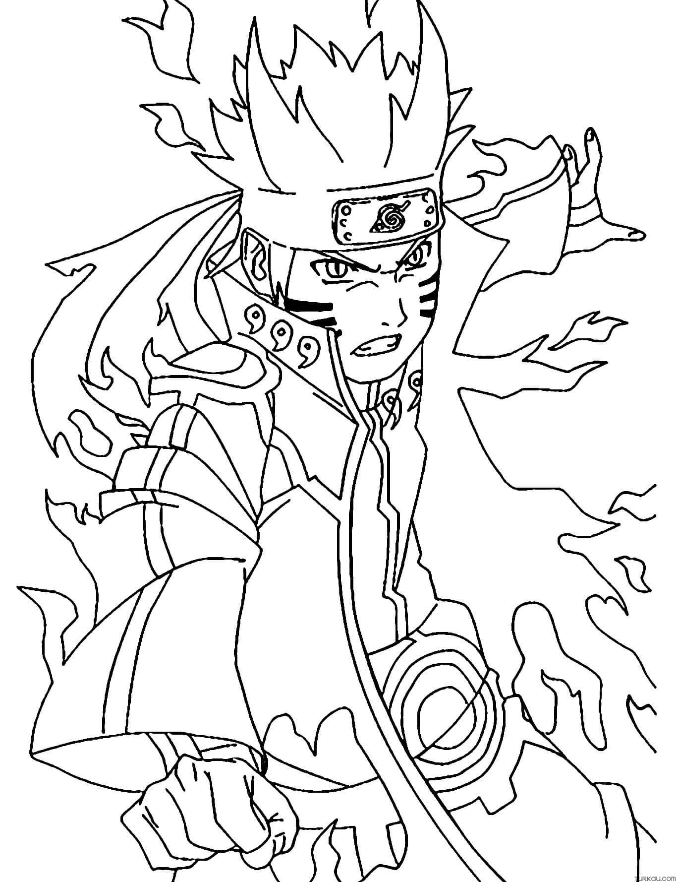 Naruto Printable Coloring Pages Naruto Printable Coloring Pages