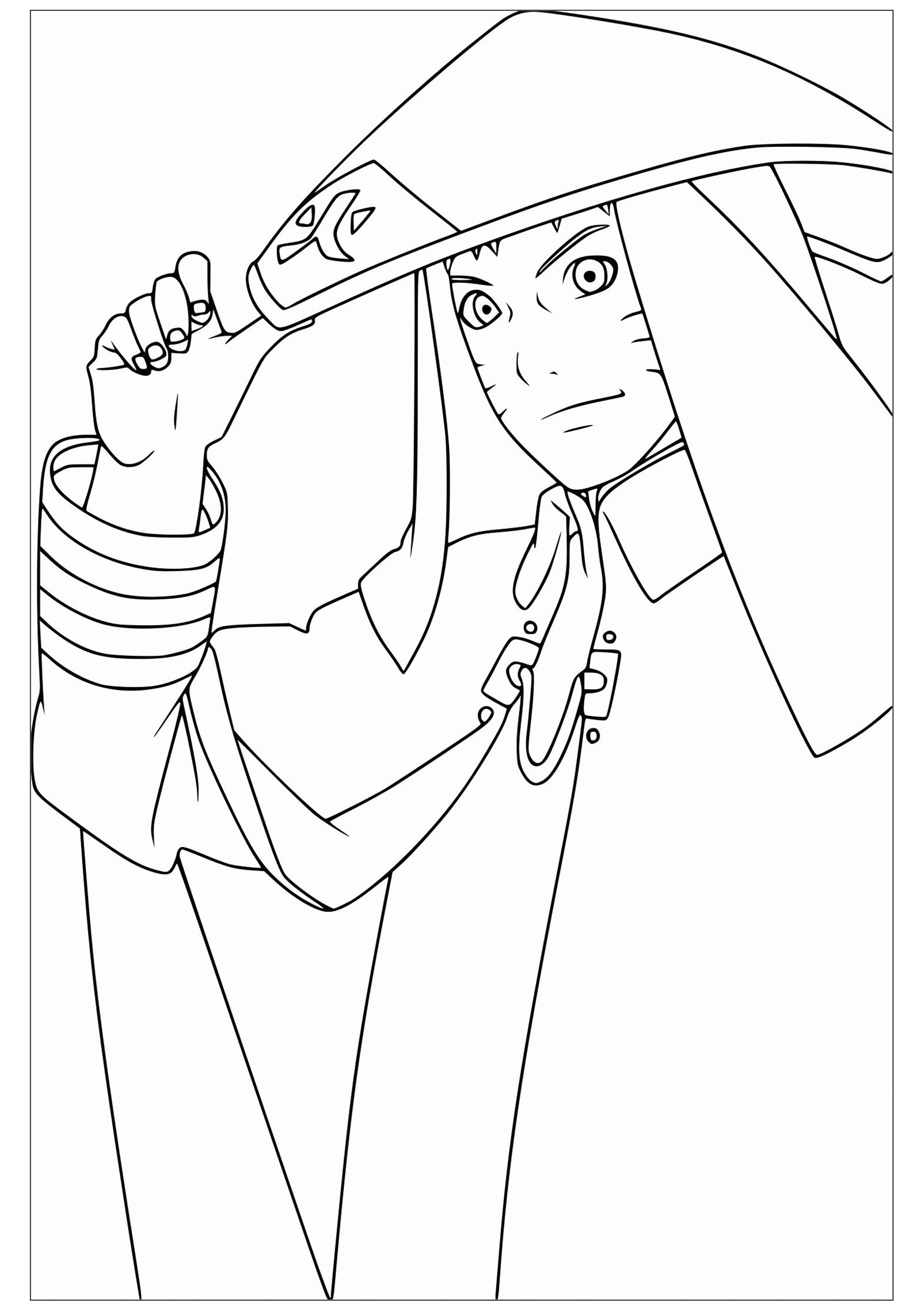 Naruto Coloring Pages Printable Naruto Coloring Pages Printable