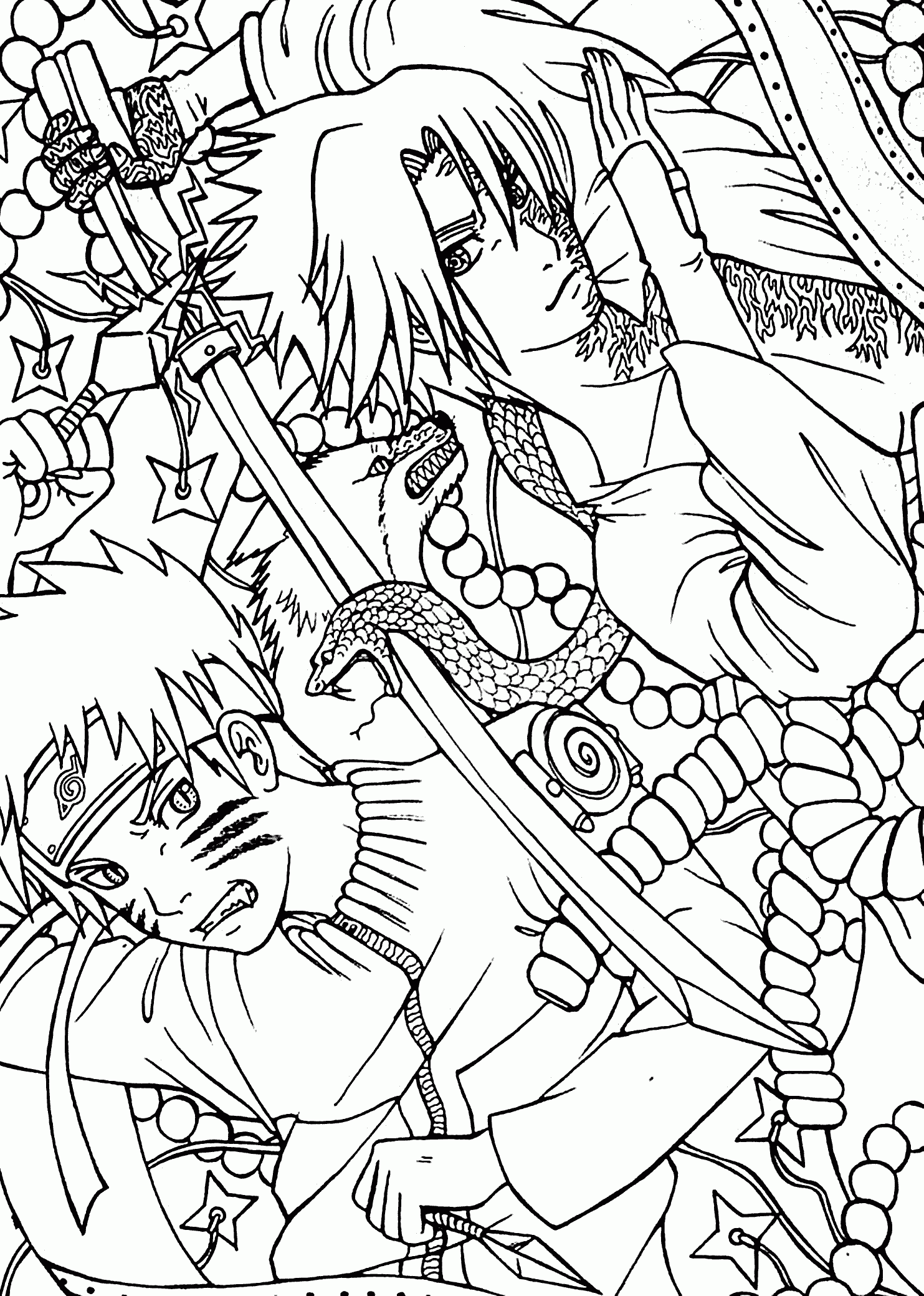 Naruto Printable Coloring Pages Naruto Printable Coloring Pages