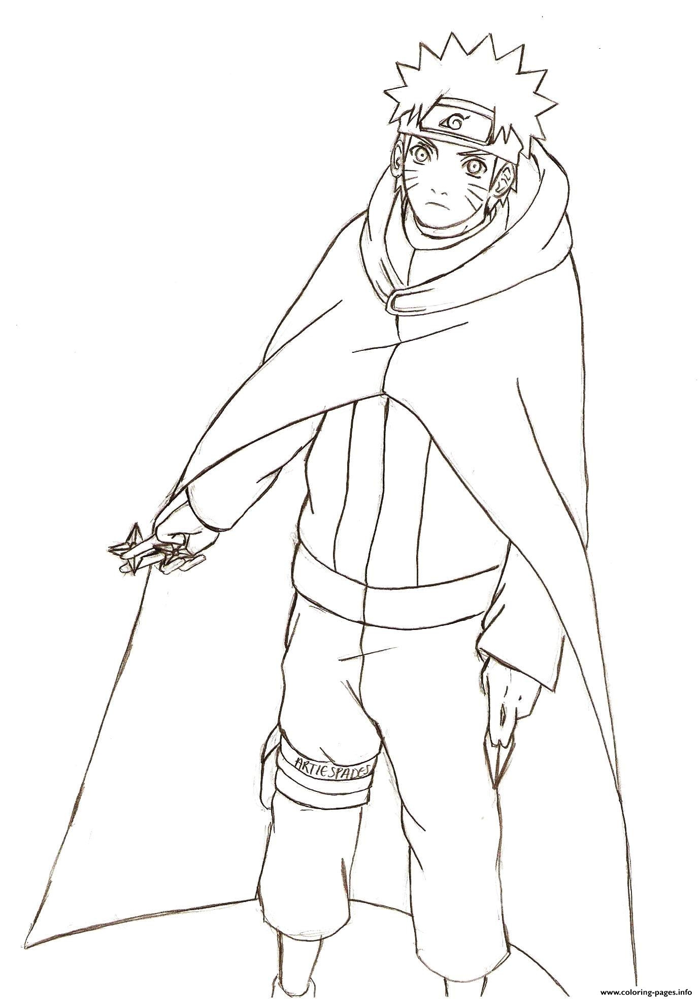 Naruto Printable Coloring Pages Naruto Printable Coloring Pages