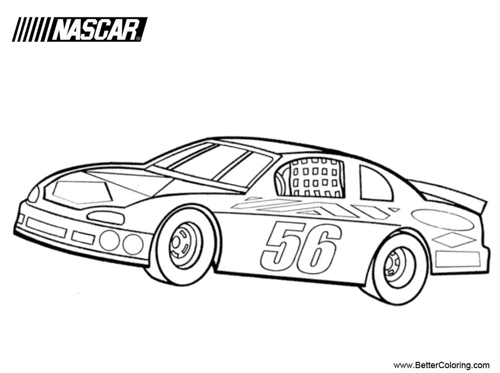 Nascar Coloring Pages Printable