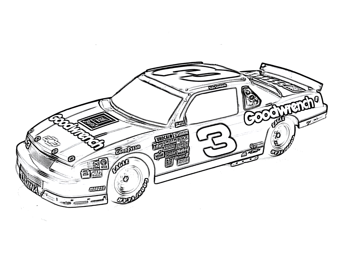Nascar Coloring Pages Printable Printable Calendars AT A GLANCE