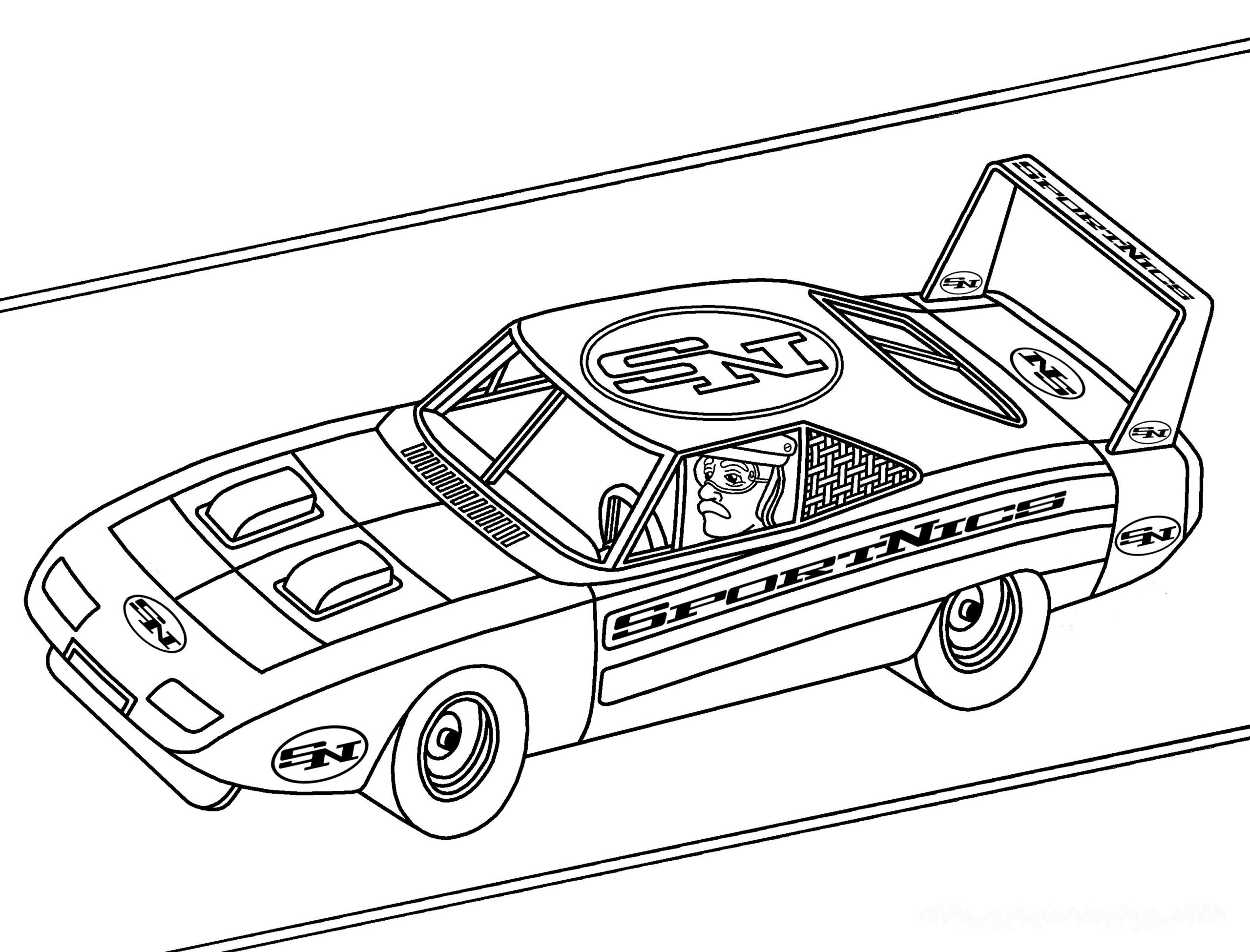Nascar Coloring Pages Printable