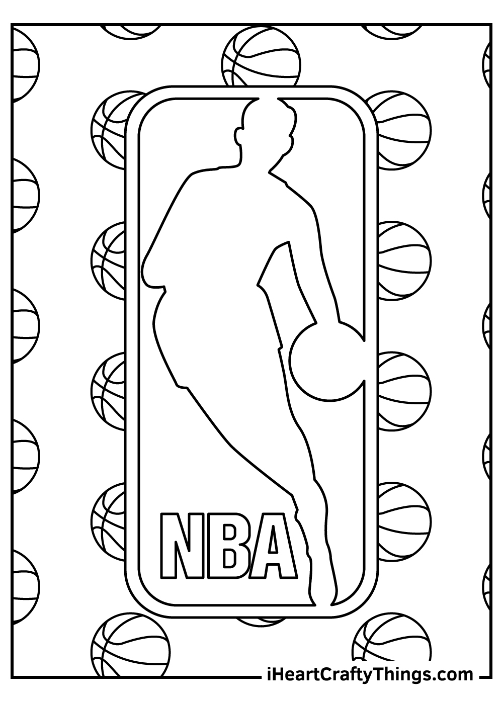 Nba Printable Coloring Pages Nba Printable Coloring Pages