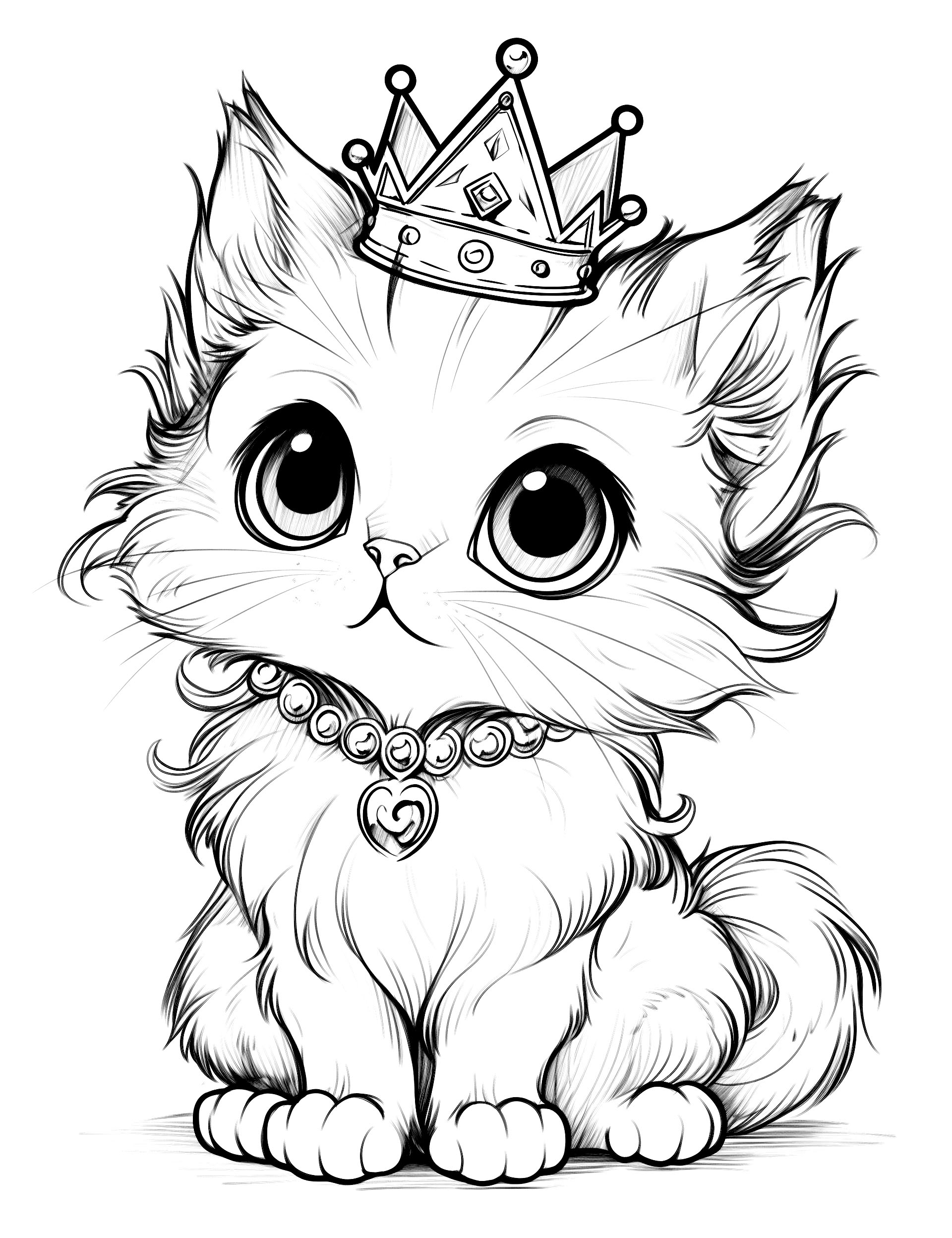 New Cat Coloring Pages Updated 2024 100 Free Printables Worksheets
