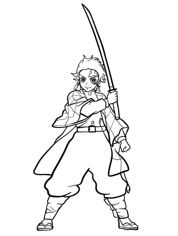 Nezuko Kamado Demon Slayer Coloring Page Free Printable Coloring Nezuko Kamado Demon Slayer Coloring Page Free Printable Coloring