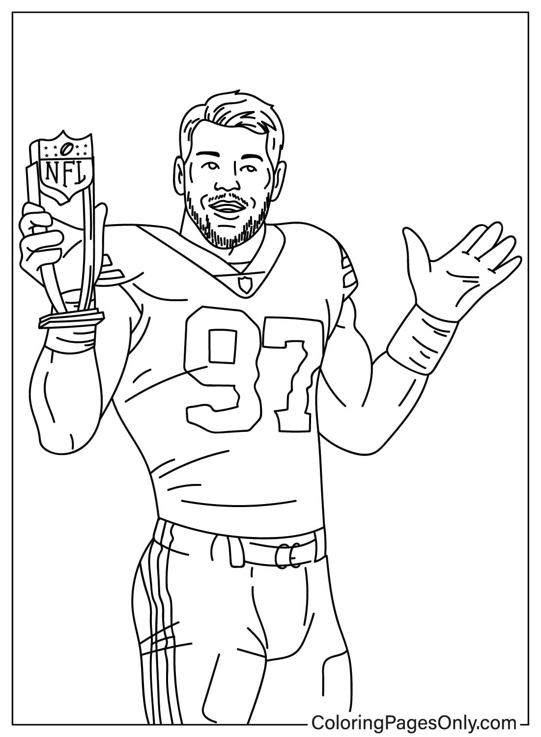 Nick Bosa Coloring Page Free Free Printable Coloring Pages