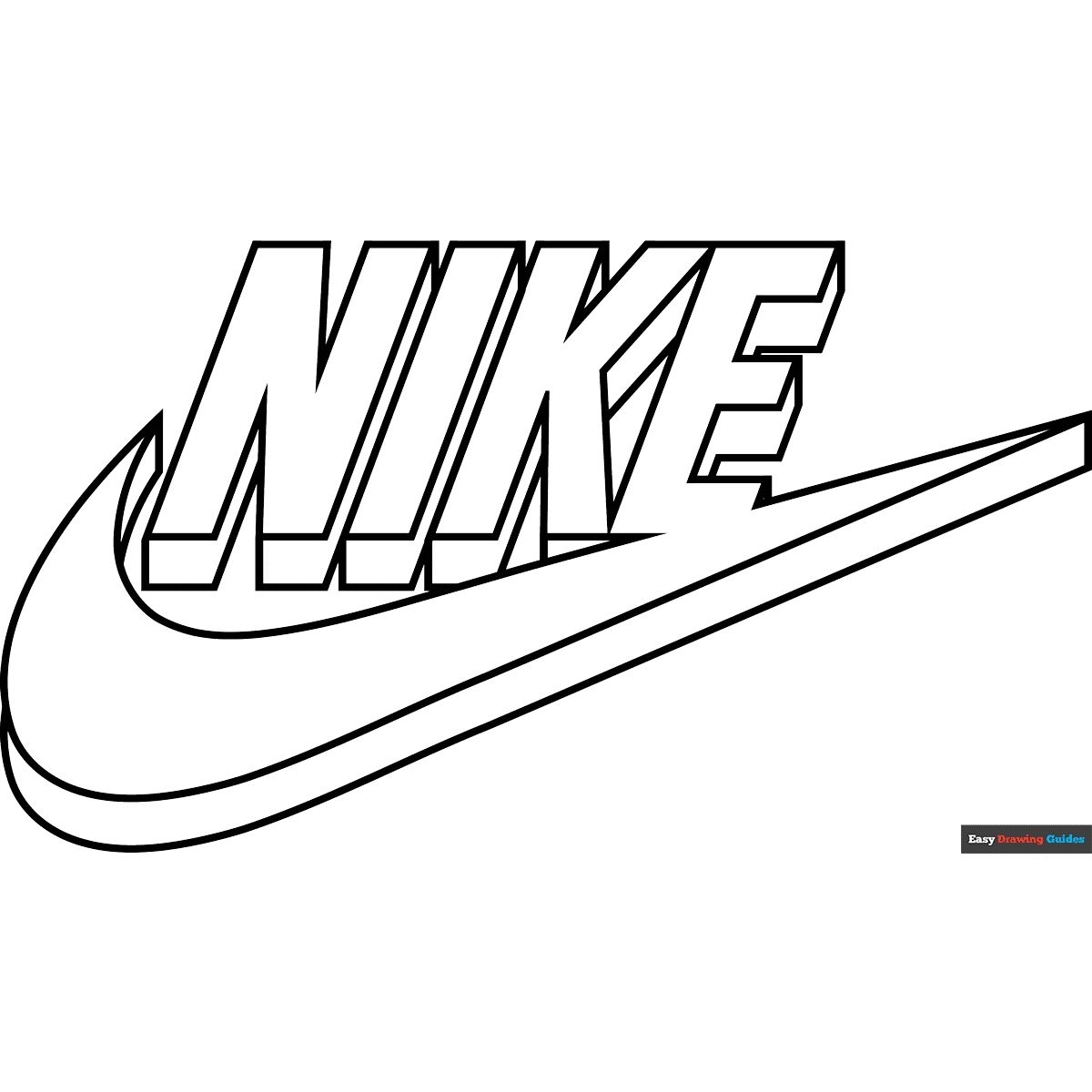 Nike Logo Coloring Page Easy Drawing Guides In 2024 Coloring Pages Nike Logo Coloring Page Easy Drawing Guides In 2024 Coloring Pages