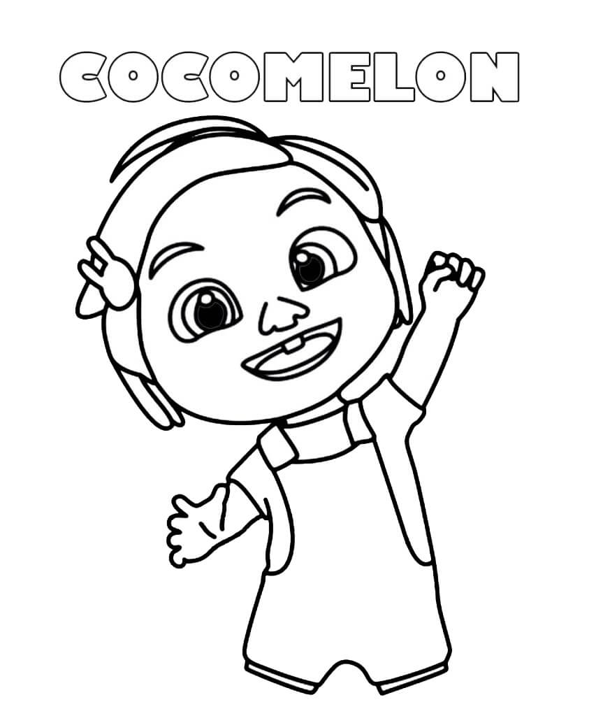 Cocomelon Coloring Pages Printable Cocomelon Coloring Pages Printable