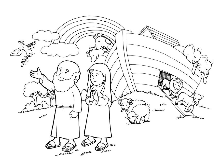 Noah Coloring Pages Printable Coloring Pages