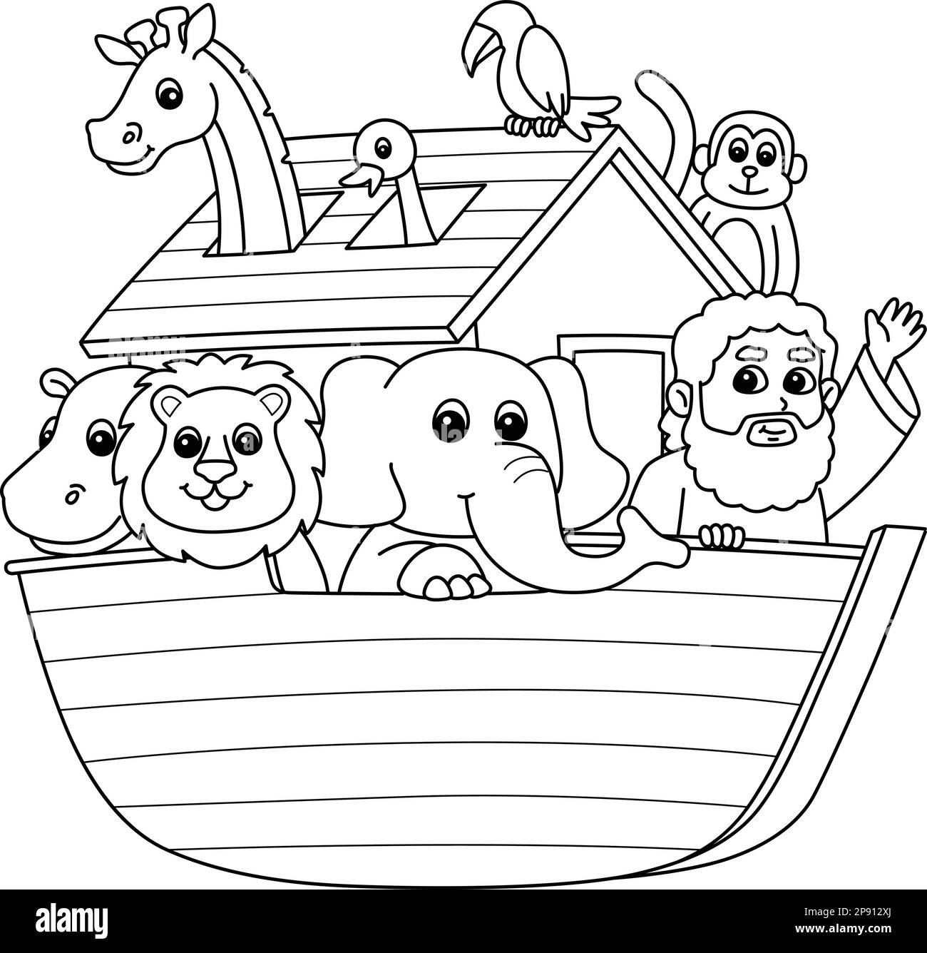 Noahs Ark Coloring Pages Kids Coloring Pages
