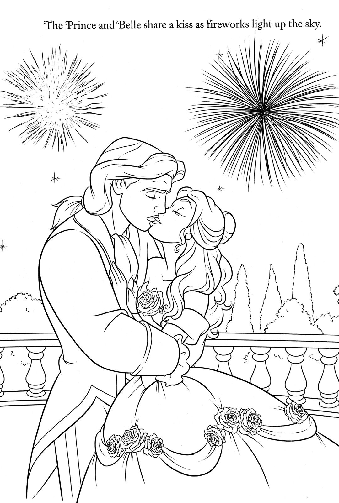 Beauty And The Beast Printable Coloring Pages Beauty And The Beast Printable Coloring Pages