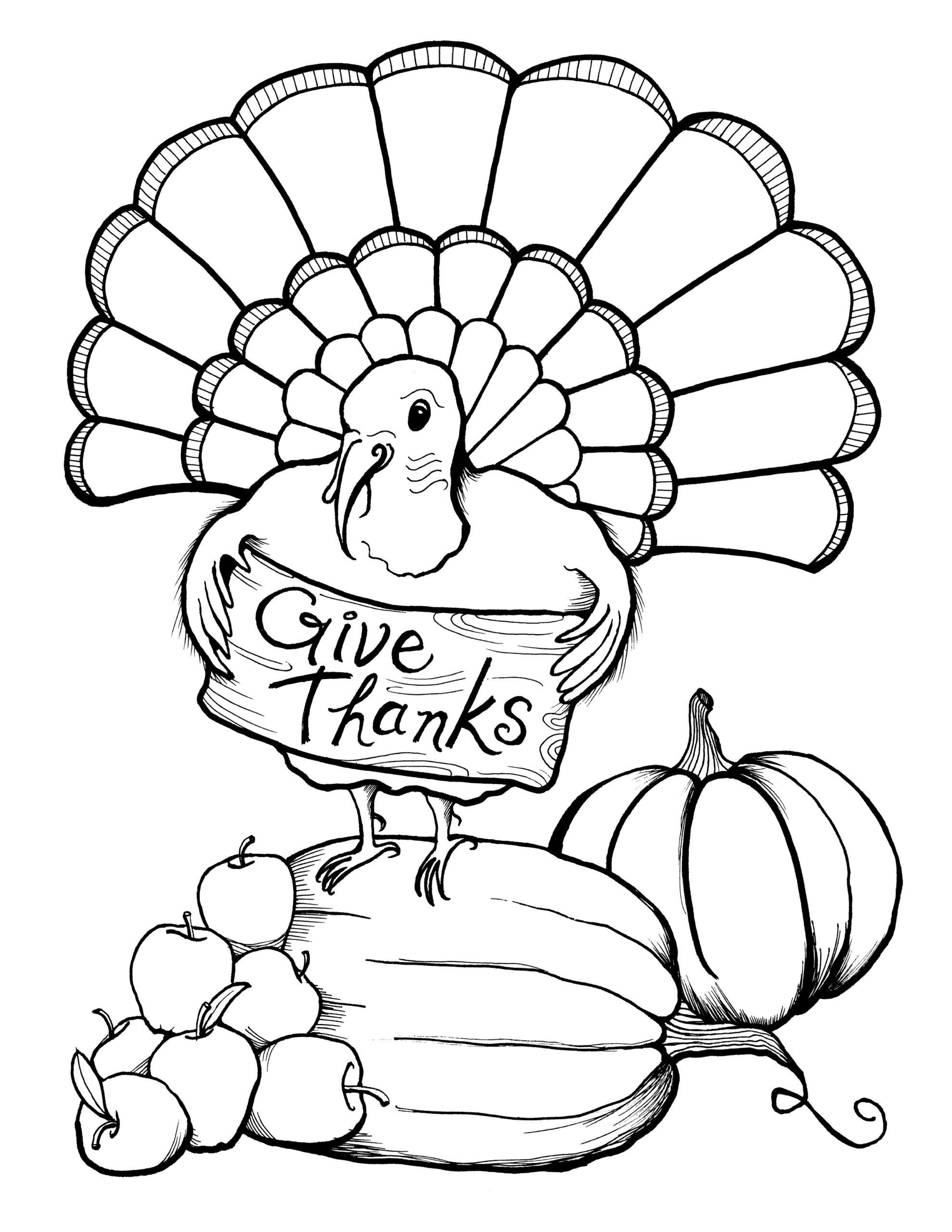 November Coloring Page