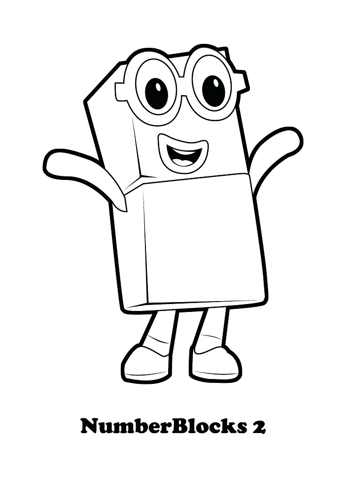 Numberblocks Coloring Pages Printable Numberblocks Coloring Pages Printable