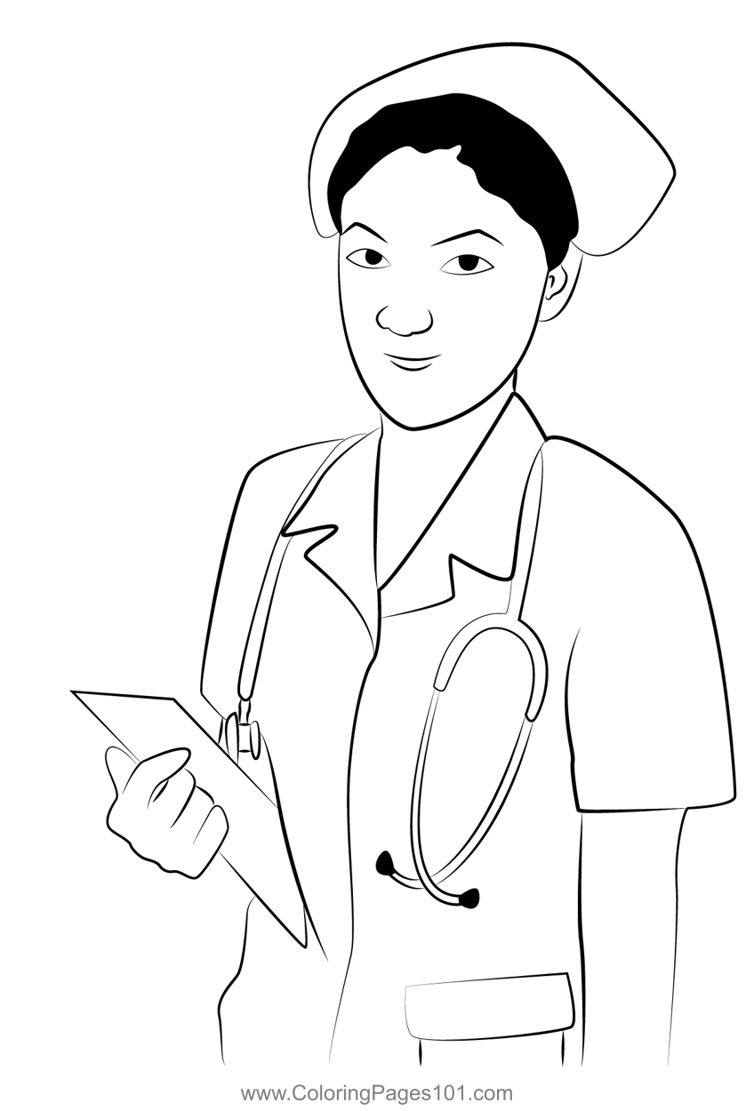Nurse 8 Coloring Page For Kids Free Nurses Printable Coloring Pages Nurse 8 Coloring Page For Kids Free Nurses Printable Coloring Pages