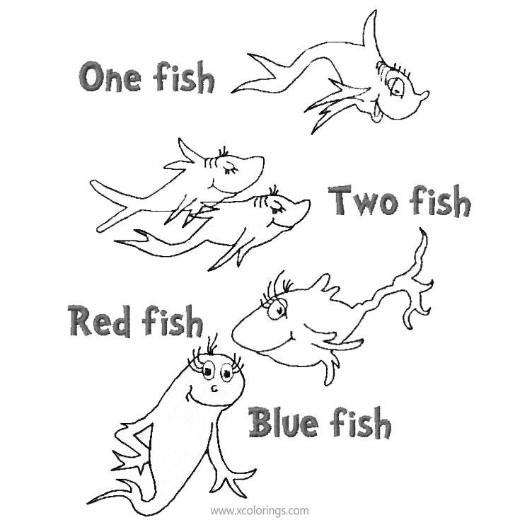 Free Printable One Fish Two Fish Coloring Pages Printable Free Printable One Fish Two Fish Coloring Pages Printable