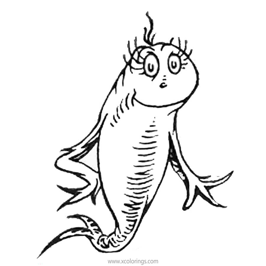 One Fish Two Fish Red Fish Blue Fish Coloring Pages Printable One Fish Two Fish Red Fish Blue Fish Coloring Pages Printable