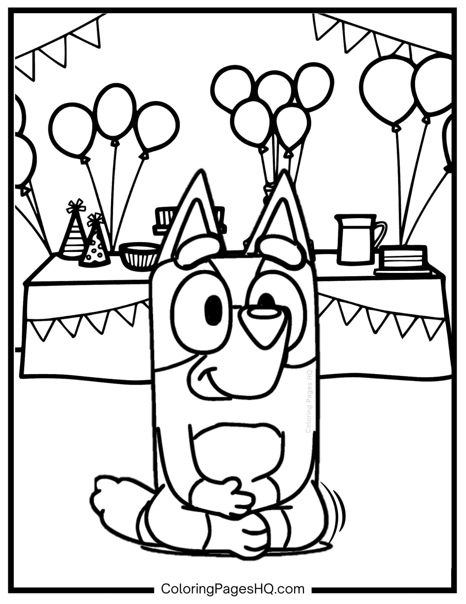 Only Bluey Coloring Pages Free PDF Printables Coloring Pages HQ Only Bluey Coloring Pages Free PDF Printables Coloring Pages HQ