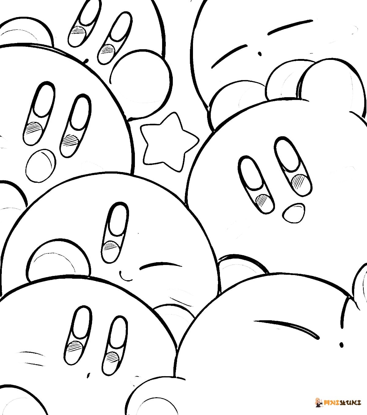 Kirby Coloring Pages Printable Kirby Coloring Pages Printable