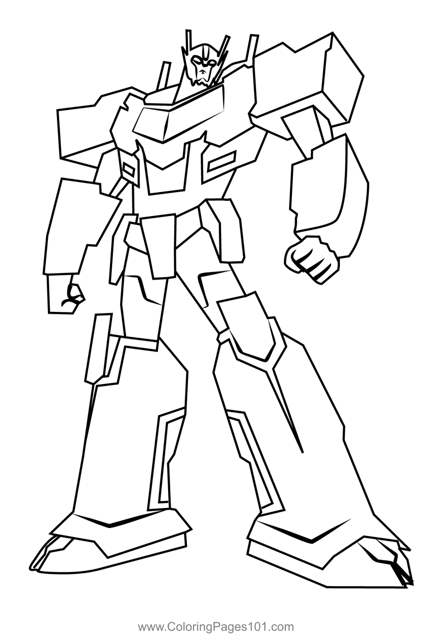Optimus Prime Coloring Page Transformers Optimus Prime Coloring Page Transformers