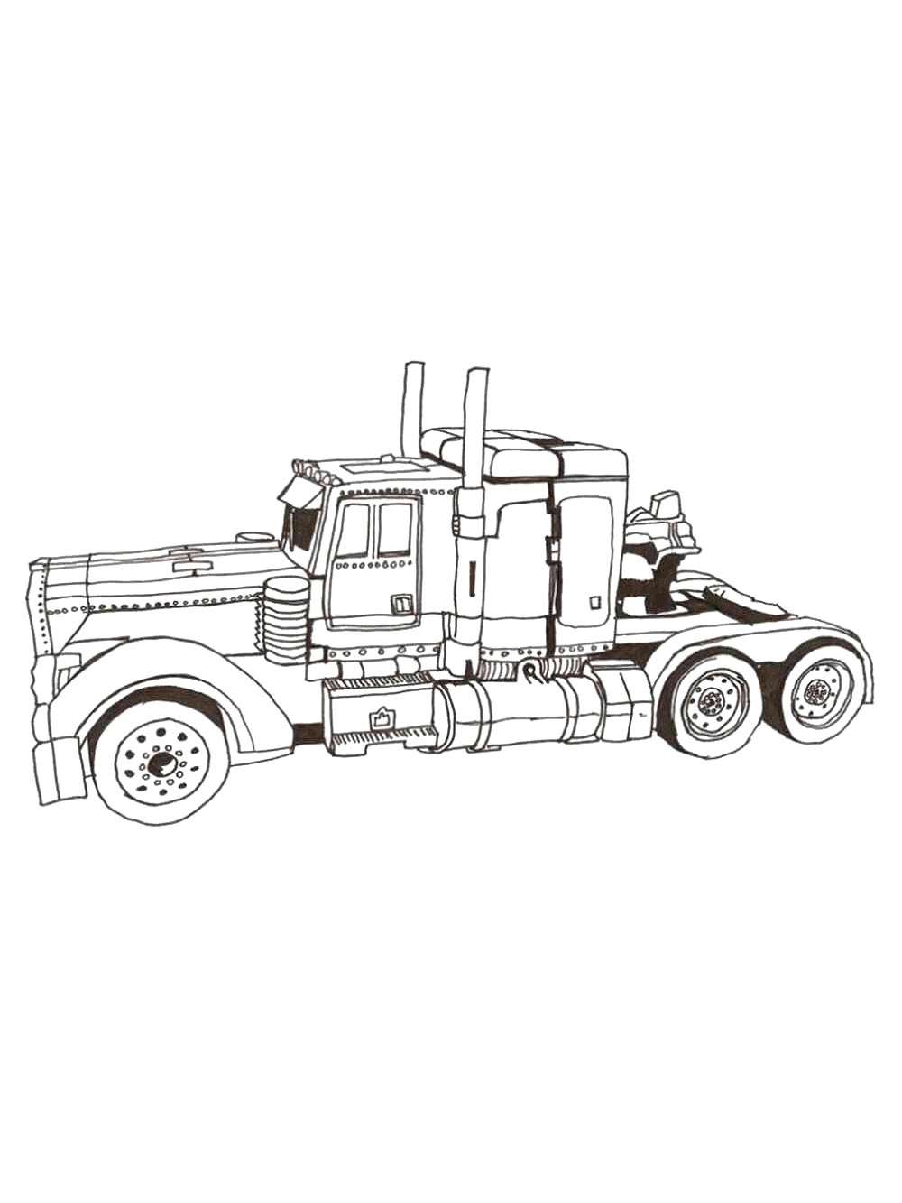 Optimus Prime Printable Transformers Coloring Pages Optimus Prime Printable Transformers Coloring Pages