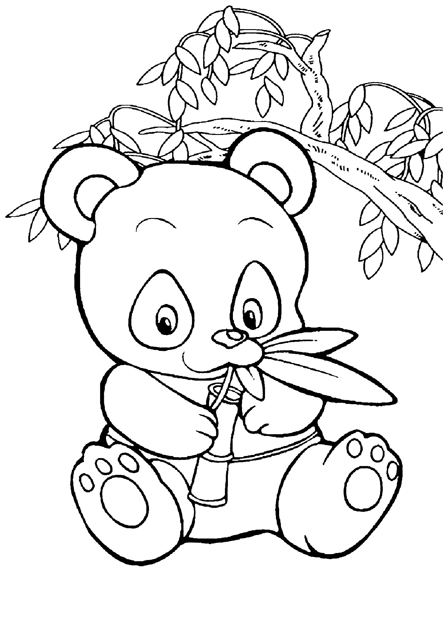 Panda Printable Coloring Pages Panda Printable Coloring Pages