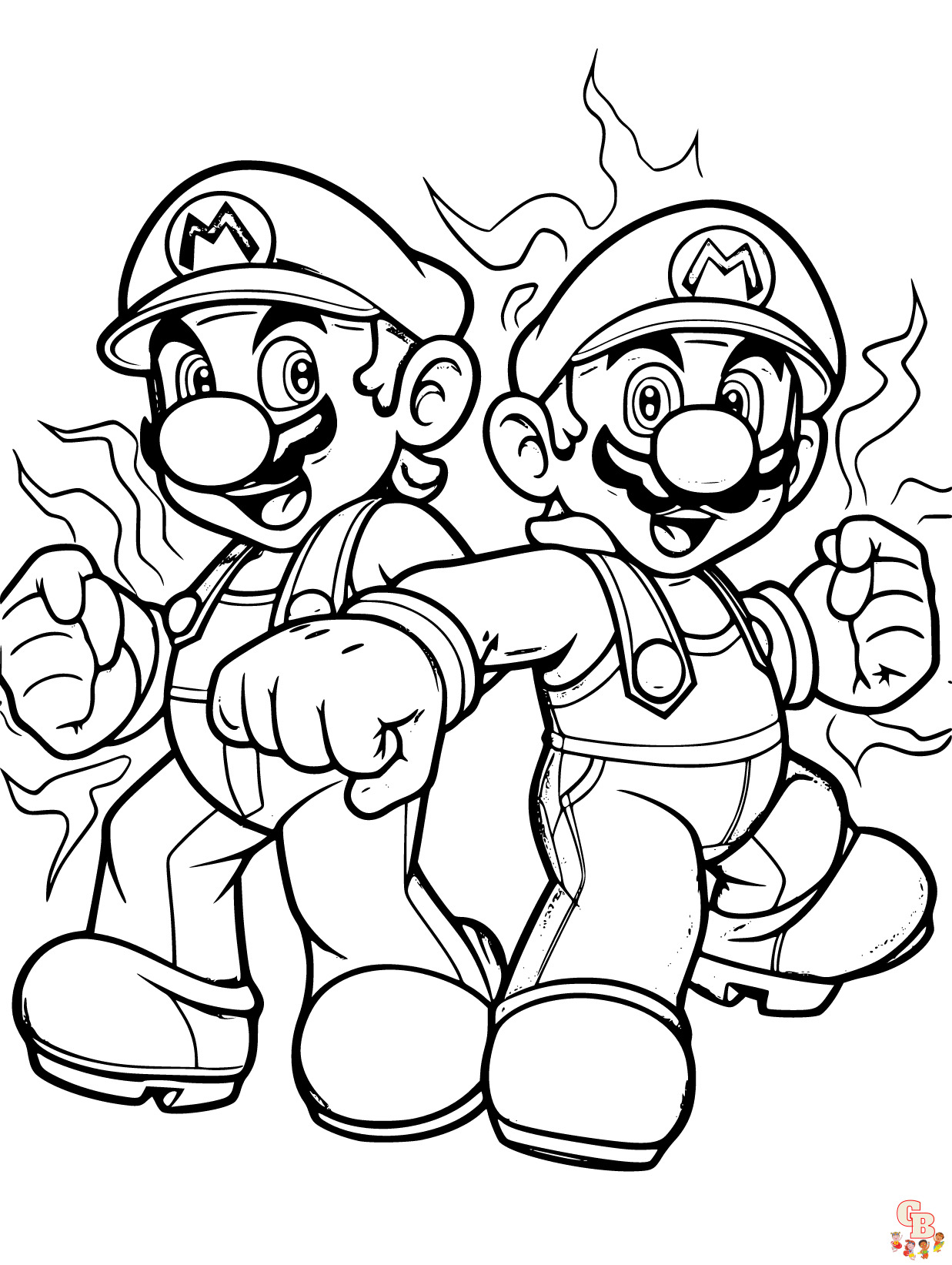 Paper Luigi Coloring Pages Paper Luigi Coloring Pages