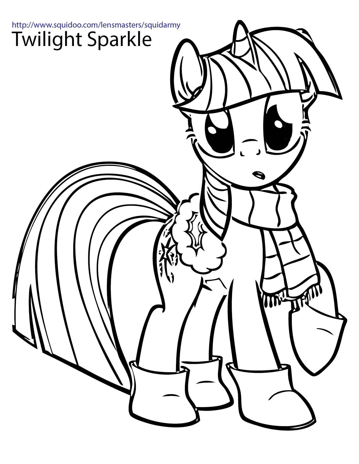 Coloring Pages My Little Pony Printable