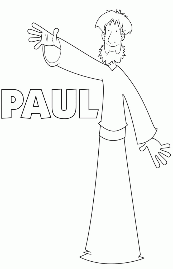 Paul Coloring Pages Coloring Home Paul Coloring Pages Coloring Home