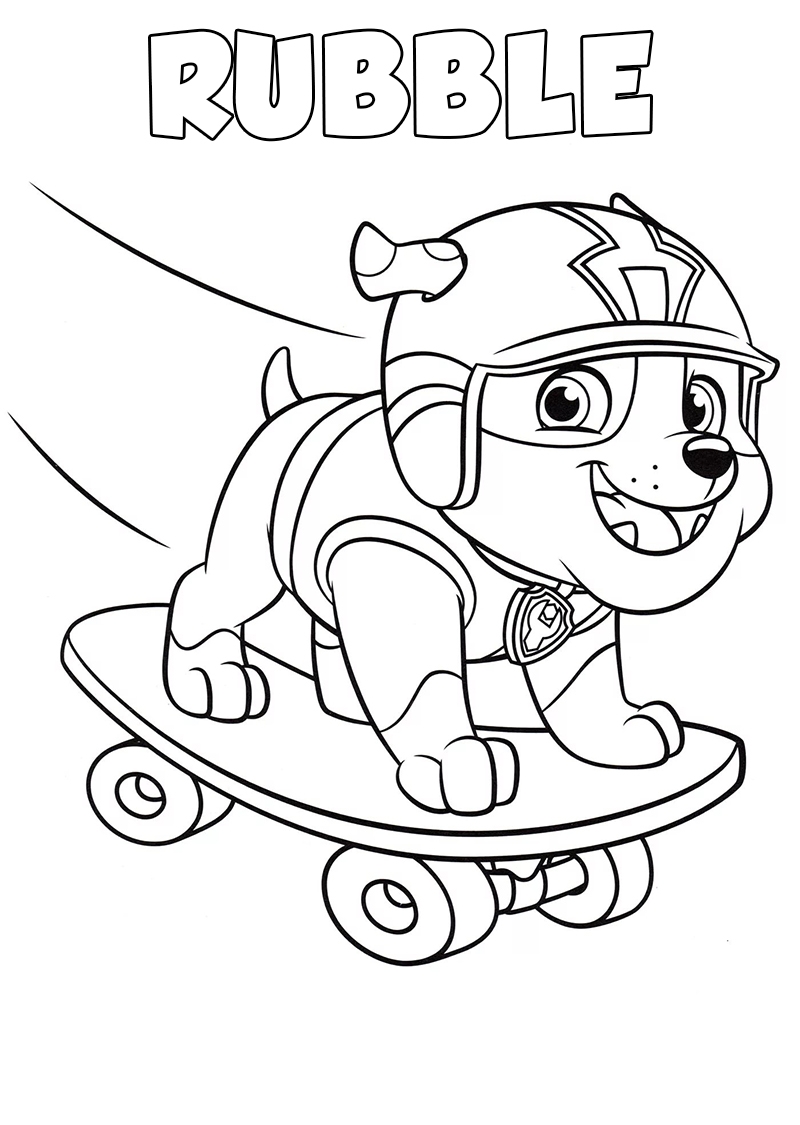 Paw Patrol Colouring Pages Free Paw Patrol Colouring Pages Free