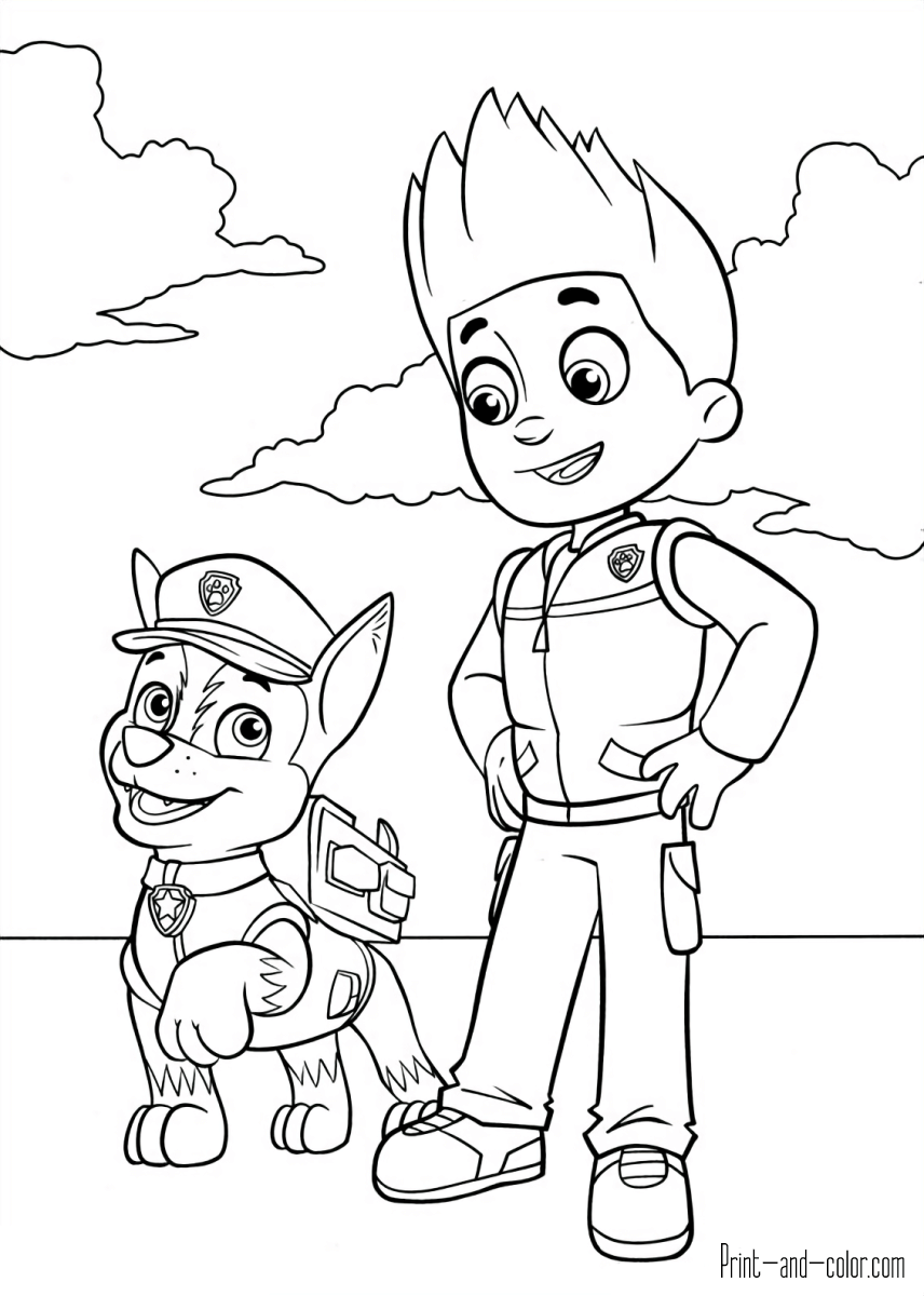 Free Paw Patrol Coloring Pages Printable Free Paw Patrol Coloring Pages Printable