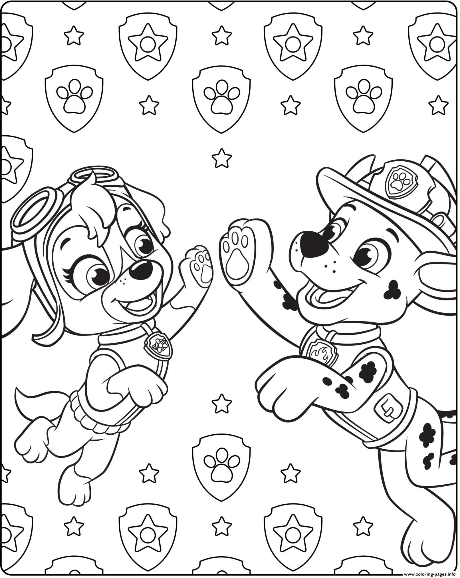 Skye Printable Paw Patrol Coloring Pages Skye Printable Paw Patrol Coloring Pages