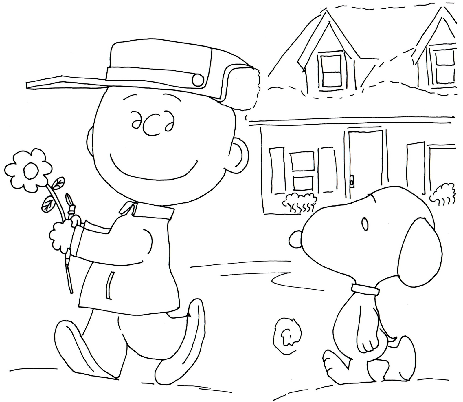 Peanuts Printable Coloring Pages
