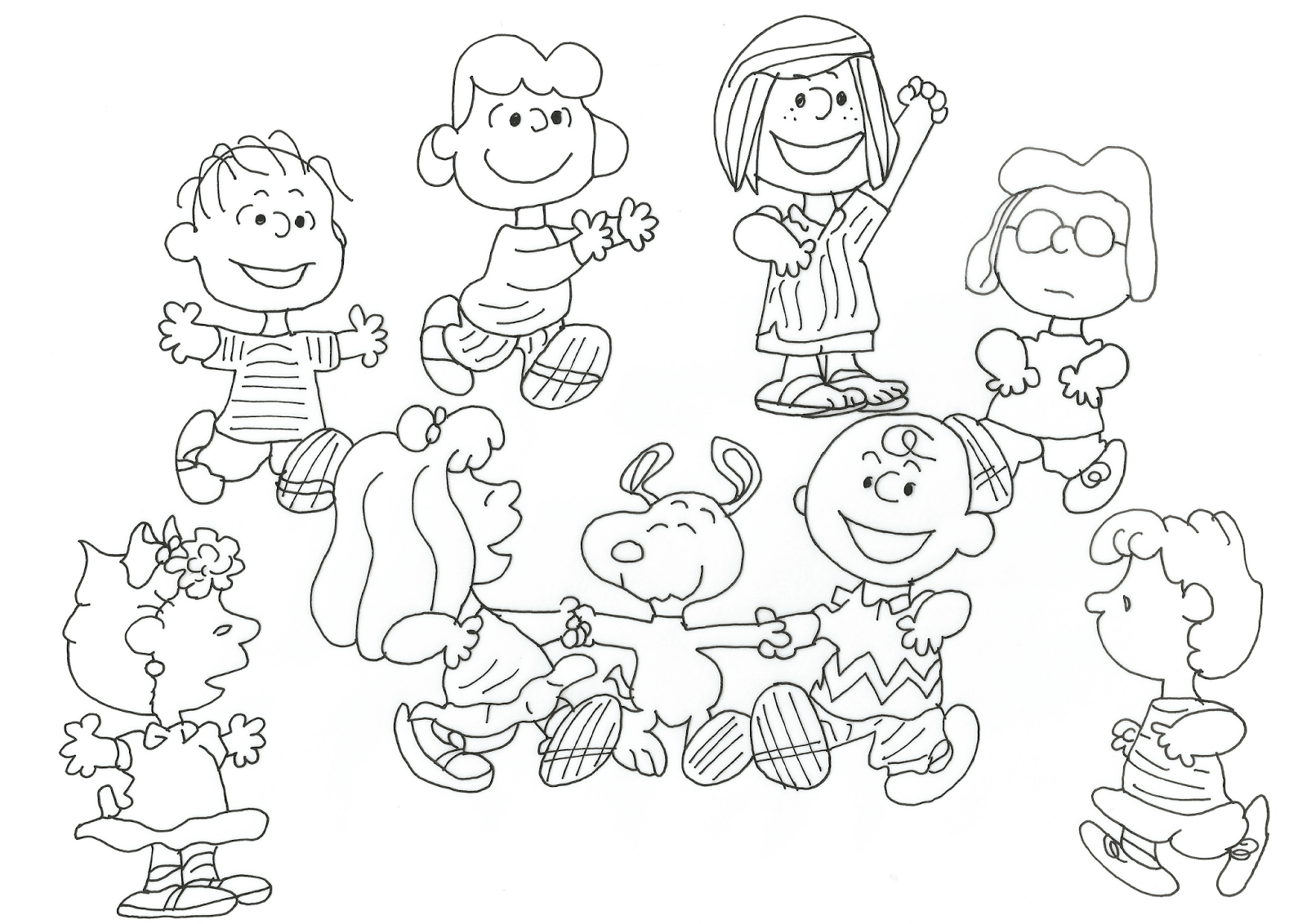 Peanuts Printable Coloring Pages