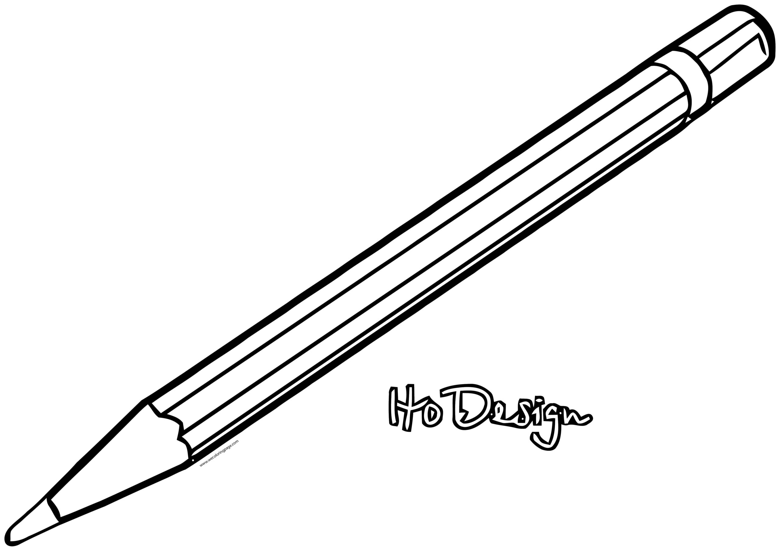 Pen Coloring Sheet Coloring Pages Pen Coloring Sheet Coloring Pages