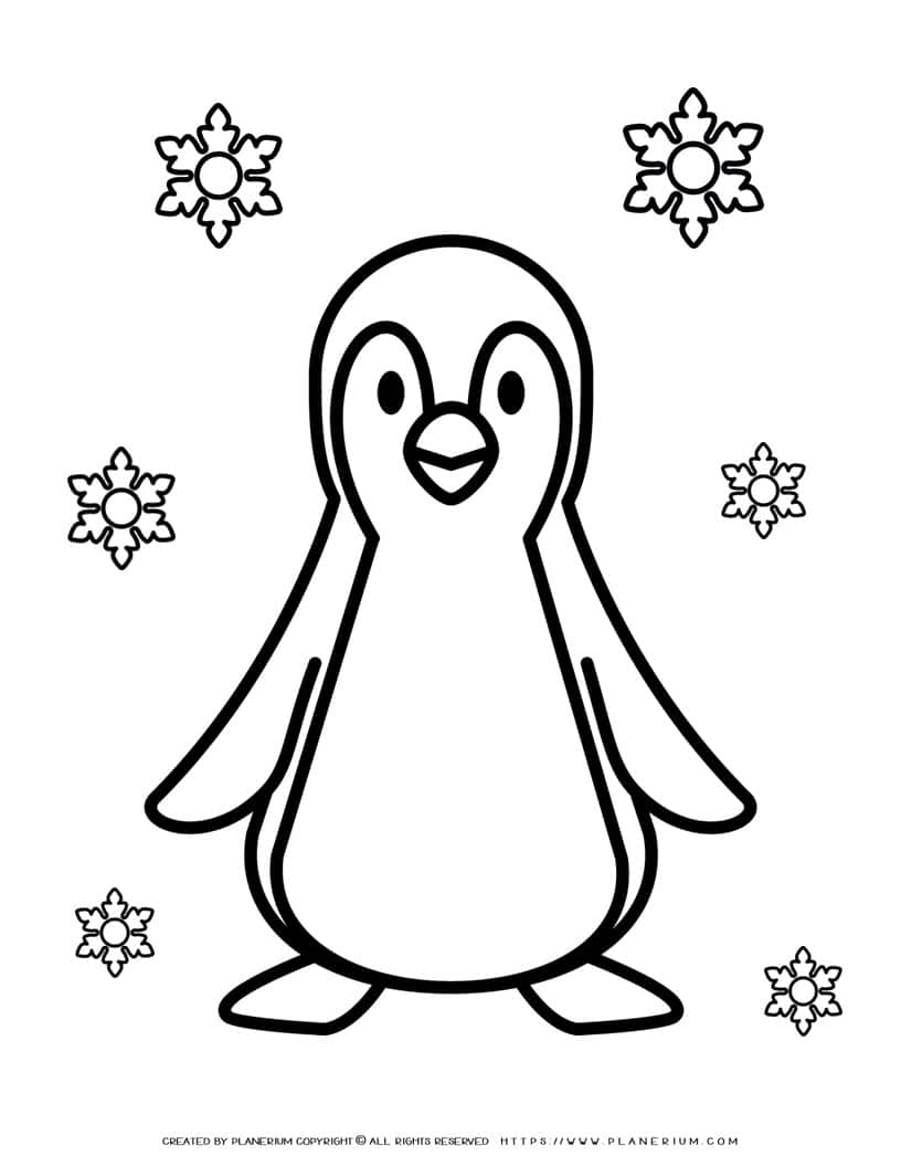 Penguin Coloring Pages Penguin Coloring Pages