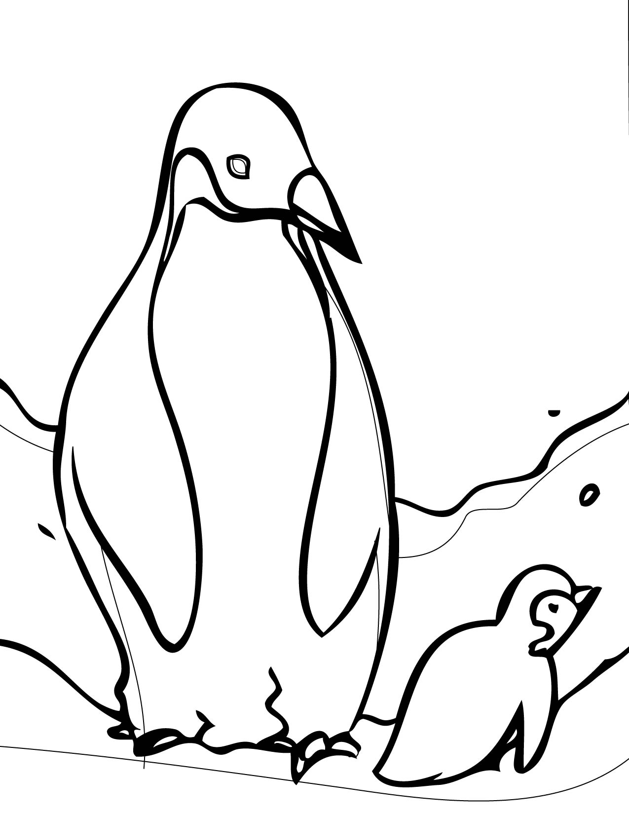 Penguin Printable Coloring Pages Penguin Printable Coloring Pages