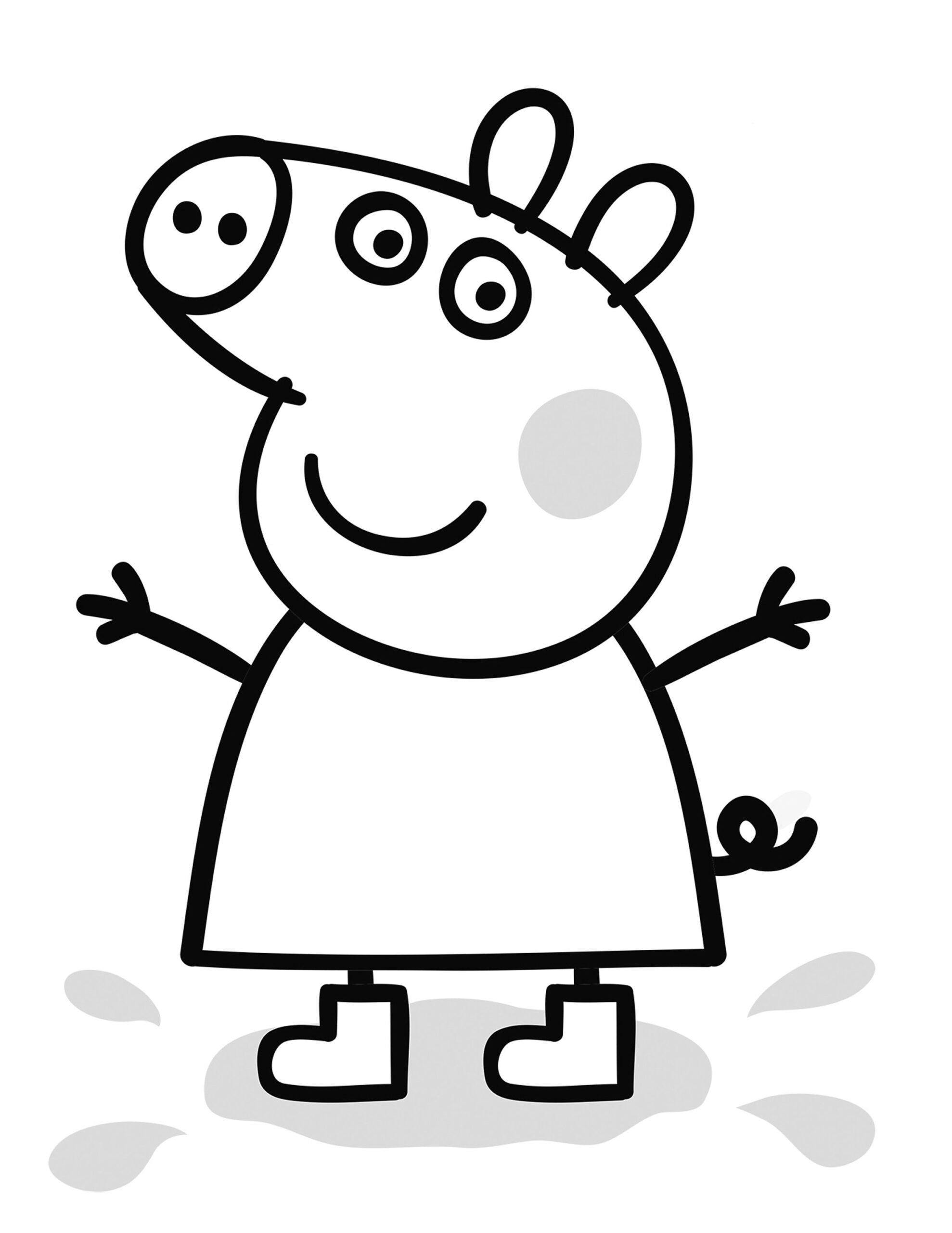 Peppa Pig Coloring Pages Printable