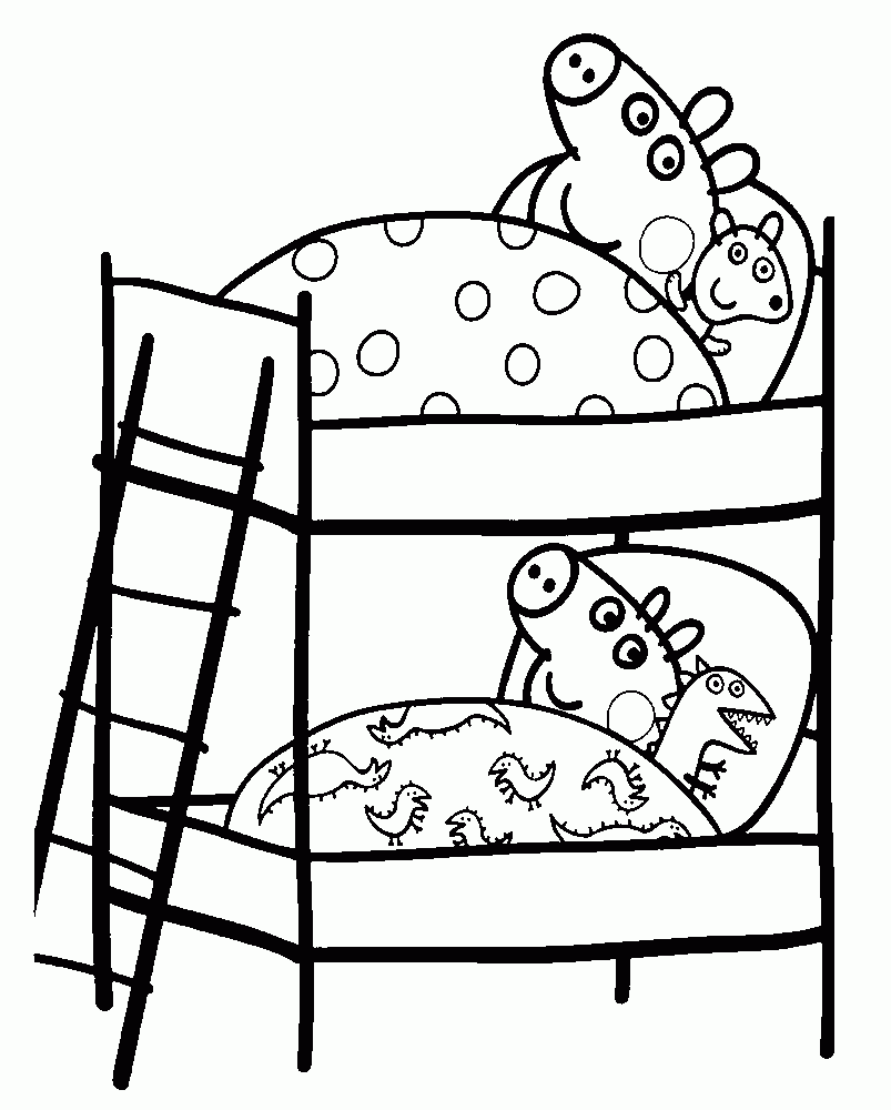 Peppa Pig Coloring Pages Printable