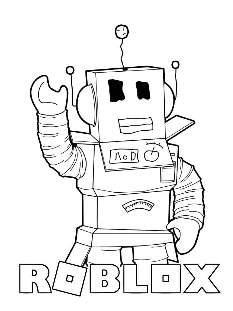 Personaje De Roblox Para Colorear Imprimir E Dibujar ColoringOnly Com Personaje De Roblox Para Colorear Imprimir E Dibujar ColoringOnly Com