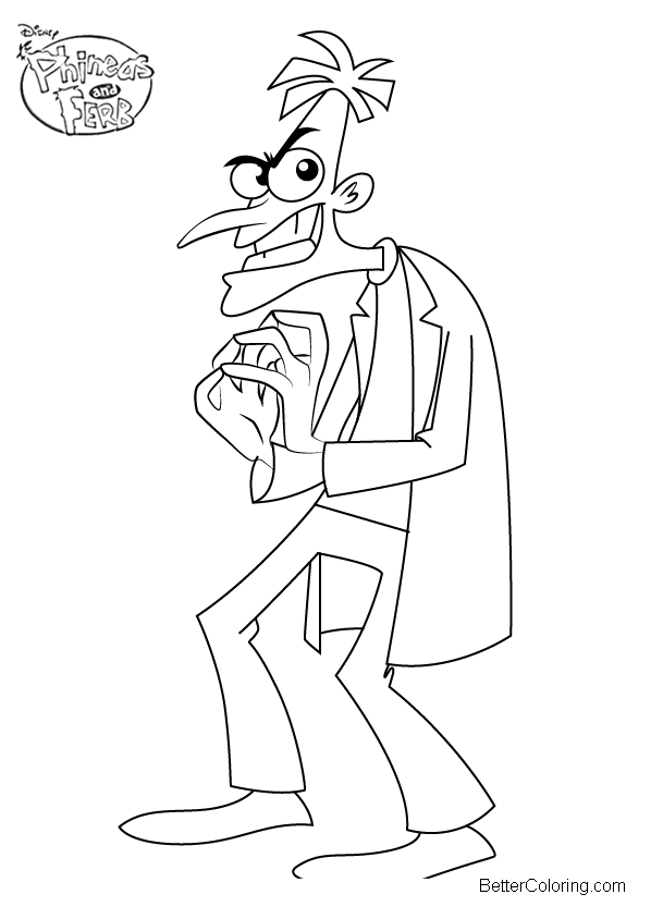 Free Printable Phineas And Ferb Coloring Pages Free Printable Phineas And Ferb Coloring Pages