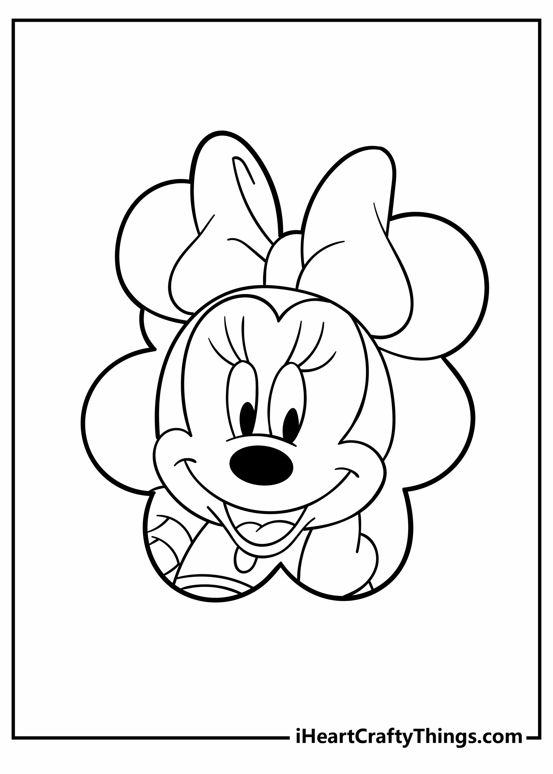 Picture Of Minnie Mouse Face For Colouring Infoupdate Picture Of Minnie Mouse Face For Colouring Infoupdate