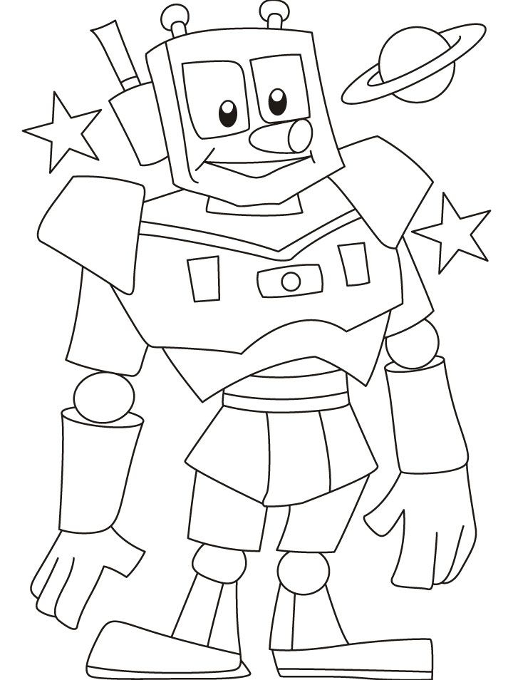 Pictures Of Robots To Color Coloring Home Pictures Of Robots To Color Coloring Home