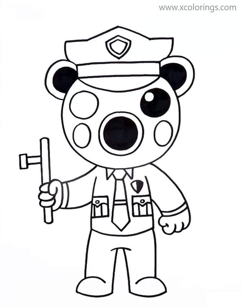 Piggy Coloring Pages Printable