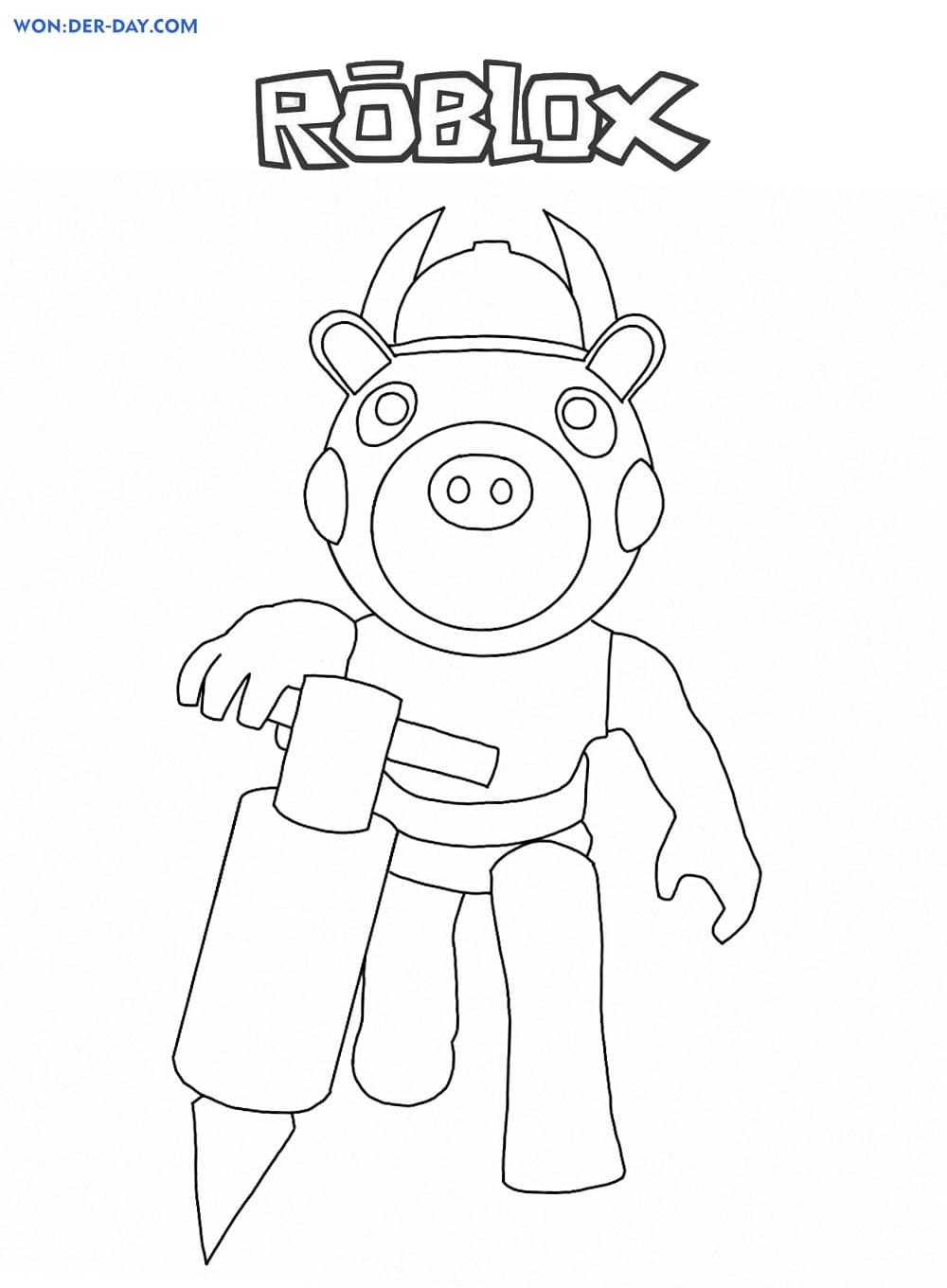 Roblox Printable Coloring Pages Roblox Printable Coloring Pages