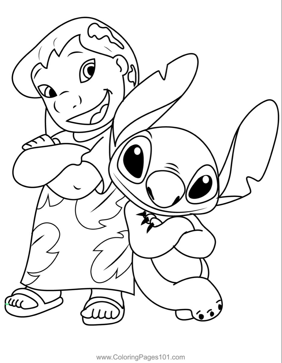 Lilo And Stitch Coloring Pages Printable Lilo And Stitch Coloring Pages Printable