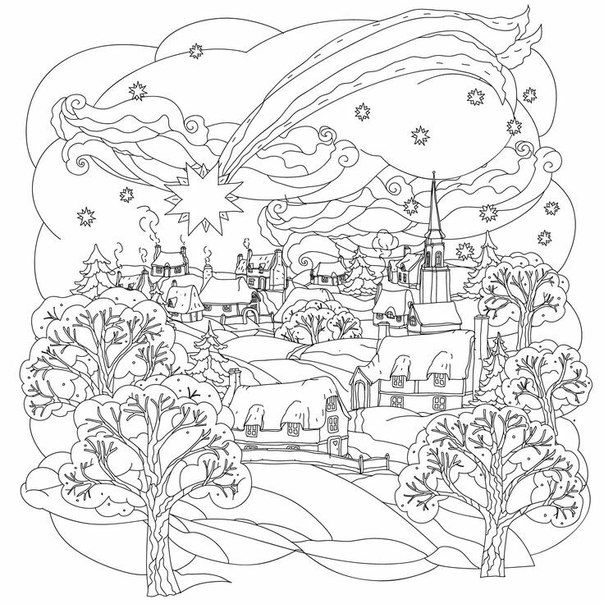 Winter Coloring Pages For Adults Printable Winter Coloring Pages For Adults Printable