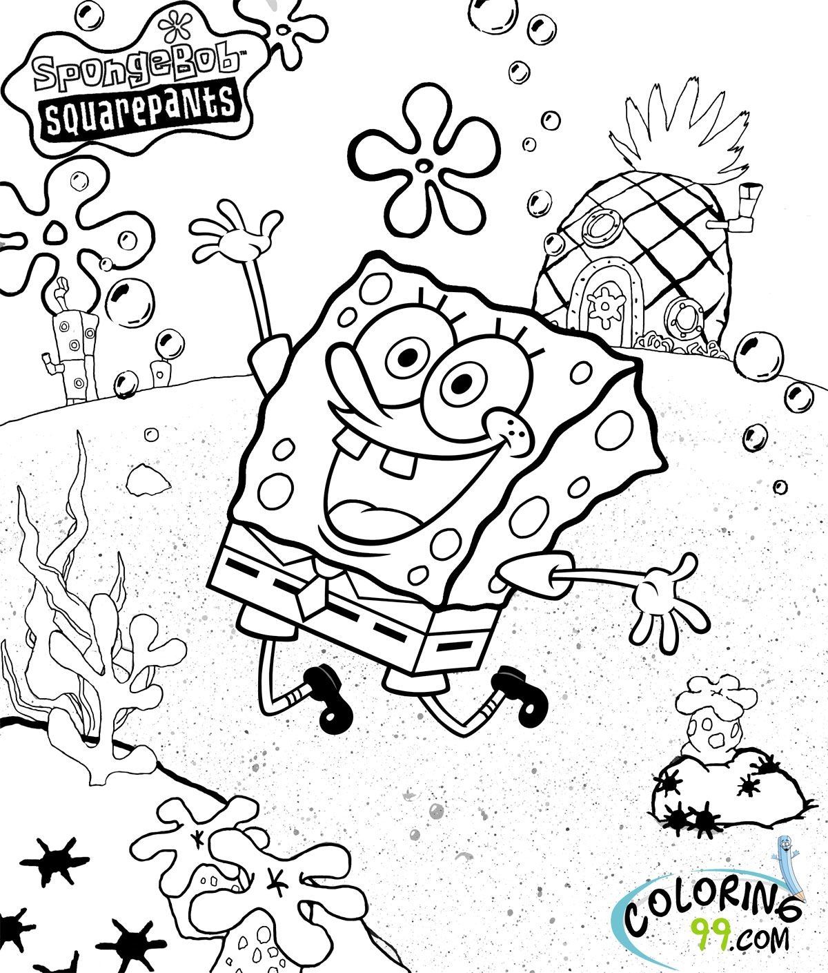 Free Printable Coloring Pages Spongebob Free Printable Coloring Pages Spongebob