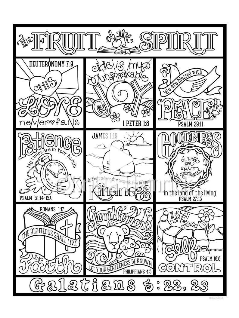 Pin On Children S Christian Education Fruit Of The Spirit Sunday