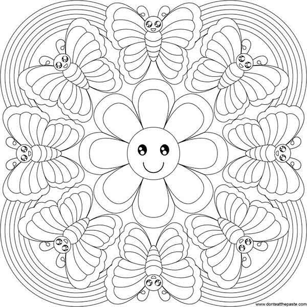 Butterfly Coloring Pages Printable Free